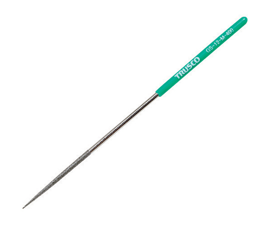 ダイヤモンドヤスリ 精密用#400 丸 1本入 全長140mm（12本組サイズ）