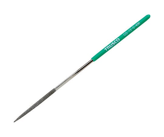 ダイヤモンドヤスリ 精密用#400 三角 1本入 全長140mm（12本組サイズ）