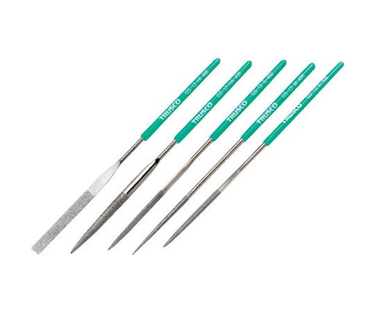 ダイヤモンドヤスリ 精密用#400 5本セット 全長140mm（12本組サイズ）