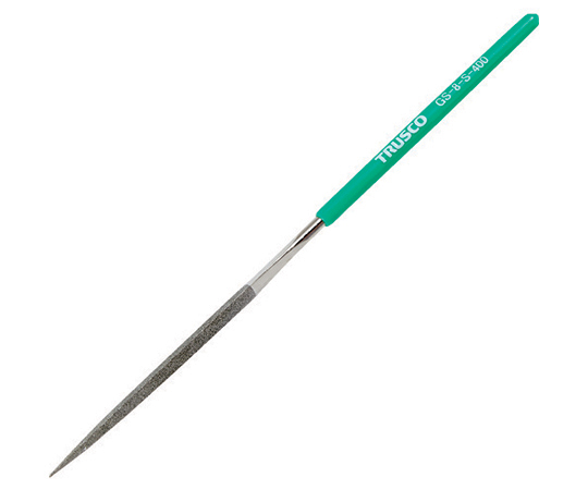 ダイヤモンドヤスリ 精密用#400 三角 1本入 全長180mm（8本組サイズ）