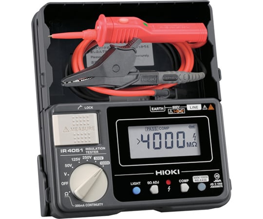 デジタル絶縁抵抗計（5レンジ） IR4051-11 書類3点付