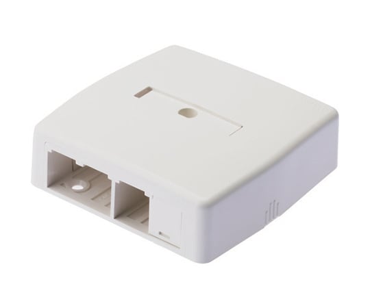 ローゼットボックス　シャッターなし　4個口（3ローゼット+1ブランク）　白