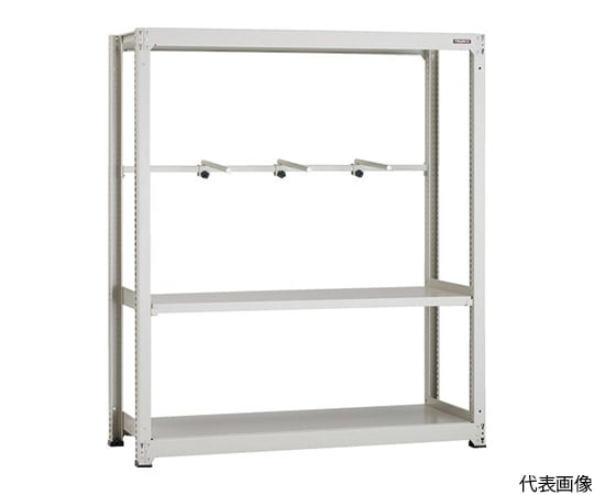 63-9518-81 M3型中量棚 1200X571XH1800 3段 アーム1段 単体 M3-6463-A1