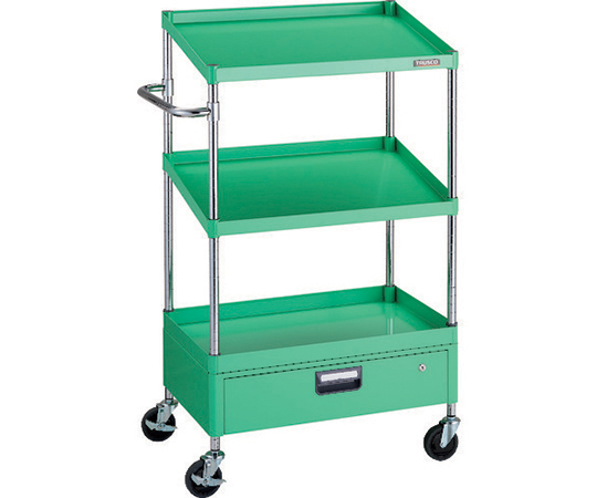 フェニックスワゴン 省音 750X500XH1300 1段 傾斜2段 1段引出付 YG色