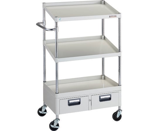 フェニックスワゴン 省音 750X500XH1300 1段 傾斜2段 2列引出付 W色