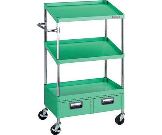 フェニックスワゴン 省音 750X500XH1300 1段 傾斜2段 2列引出付 YG色