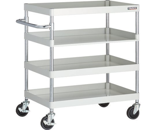 フェニックスワゴン 省音 750X500XH880 3方棚板付 W色