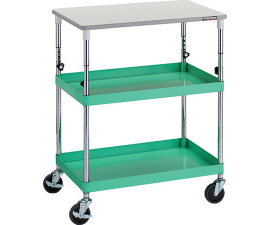 フェニックスワゴン 省音 750X500XH880～1130 天板付 YG色