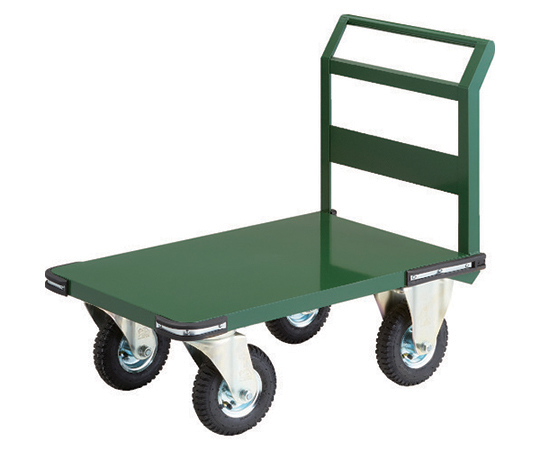 鋼鉄製運搬車　900X600　プレス製空気入タイヤ