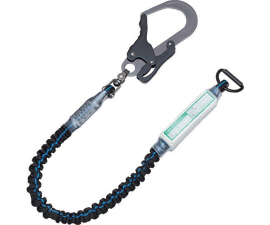 ジャバラ剣アルミ自在D環17黒/青ライン