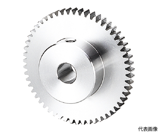S45C平歯車 S75S 80B+0608 形状B1 モジュール0.75 歯数80 歯幅6mm 穴径Φ8mm