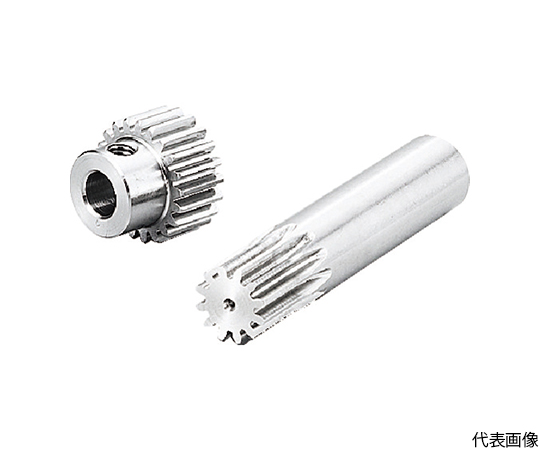 ステンレス平歯車 S75SU 10K-0809 形状K1 モジュール0.75 歯数10