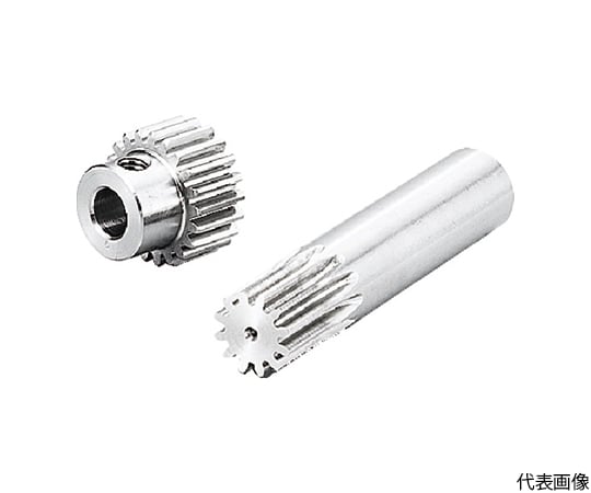 ステンレス平歯車 S75SU 14K+0805 形状K1 モジュール0.75 歯数14