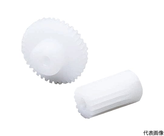 白POM平歯車 S80D 120B-0508 形状B1 モジュール0.8 歯数120 歯幅5mm 穴径Φ8mm