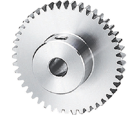 ステンレス平歯車　形状B1　モジュール0.8　歯数45　歯幅5mm　穴径Φ6mm