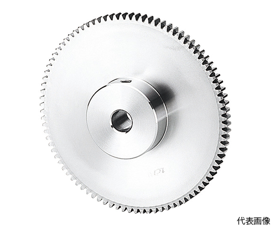 ステンレス平歯車　形状B1　モジュール0.8　歯数54　歯幅5mm　穴径Φ6mm