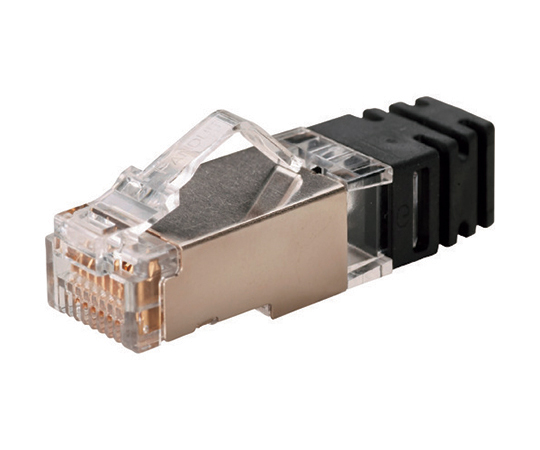 シールド付きモジュラープラグ カテゴリ6A 100個入