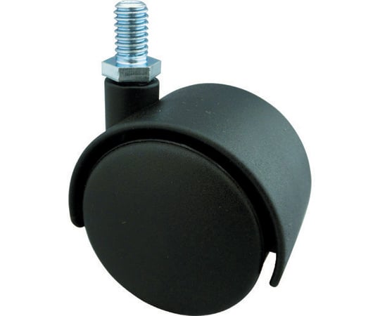 ねじ込み双輪キャスター ナイロン車輪 自在 Φ50 UNC3/8