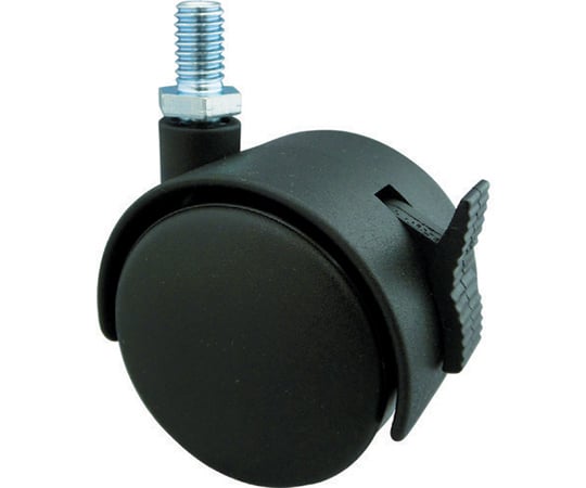 ねじ込み双輪キャスター ナイロン車輪 自在ST付 Φ40 UNC3/8