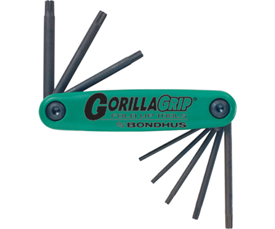 六角棒レンチ ゴリラグリップ（R）ナイフ型ツール トルクス（R） 8本組（T6-T25）