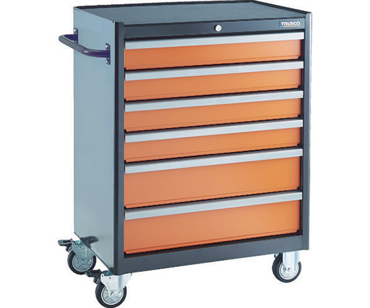 ローラーキャビネット　引出6段　100X4　150X2　仕切板付