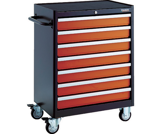 ローラーキャビネット　引出7段　100X7　仕切板付