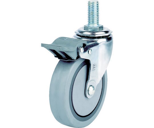 静音エラストマーキャスター　自在SP付　100mm