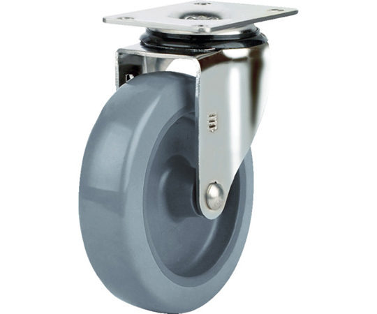 ステンレスキャスター　自在　ウレタン　125mm