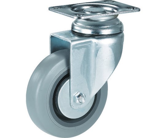 メディカル機器キャスター　自在　エラストマー　75mm