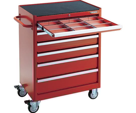 ローラーキャビネット　引出7段　50X2　100X3　150X2　仕切板付