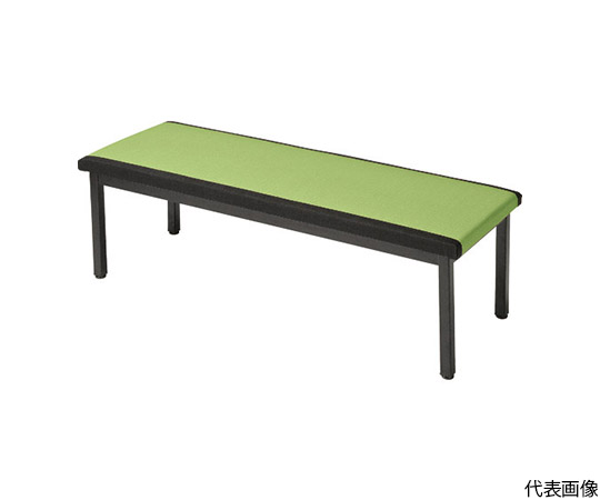 ベンチ 樹脂タタミベンチ 背なしタイプ グリーン