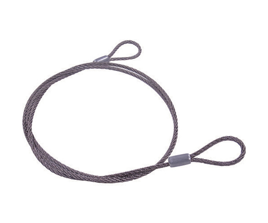 ステンレスカットワイヤー　アルミカシメ　3.0X900mm　（1本=1PK）