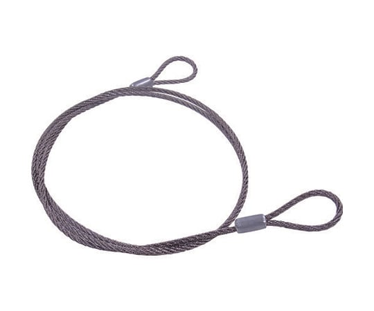 ステンレスカットワイヤー　アルミカシメ　4.0X900mm　（1本=1PK）