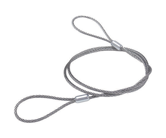 ステンレスカットワイヤー　アルミカシメ　3.0X1020mm　（1本=1PK）