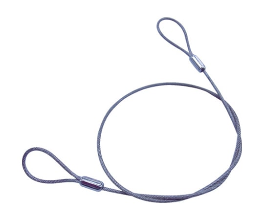 ステンレスカットワイヤー　アルミカシメ　黒PVCコーティング　0.81（1.2）X300mm　（1本=1PK）