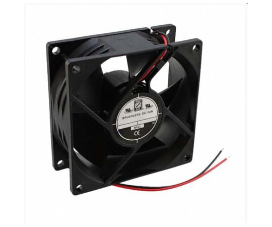 軸流ファン　電源電圧：24　V　dc　80.5　x　80.5　x　32mm　DC　（OD8032シリーズ）　角型