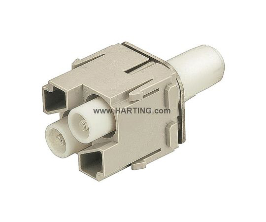 ヘビーデューティパワーコネクタ　Han-Modular　シリーズ　オス　2極　40A　5　kV