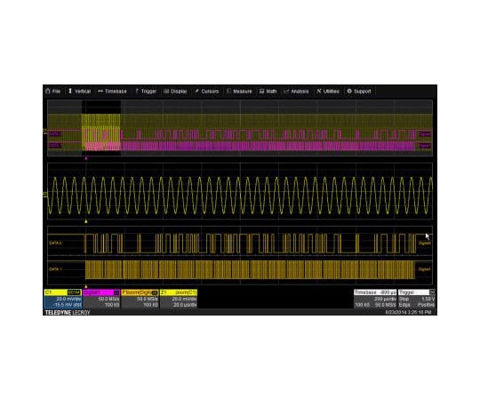 オシロスコープ用ソフトウェア　MSOロジックアナライザソフトウェア