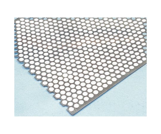 穴あきアルミシート 穴サイズ6 mm 500mm x 500mm 1袋（2個入）