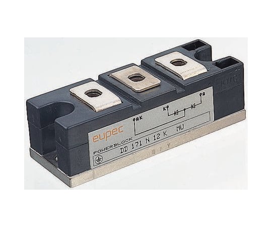 デュアルカソード-アノード パワーダイオードモジュール シリーズ 165A 800V 1箱（6個入）