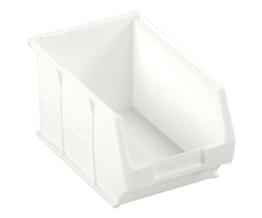 収納ボックス 高さ 130mm 幅 150mm 深さ 240mm PP 白 1袋（10個入）