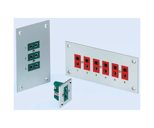 パネルソケット　12極熱電対接続パネル　Kタイプ　標準