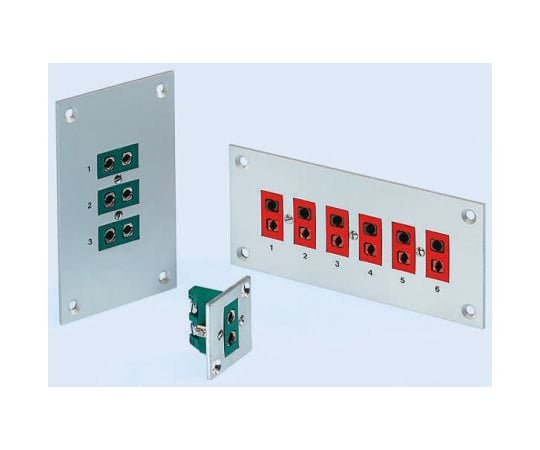 パネルソケット　6極熱電対接続パネル　Kタイプ　標準