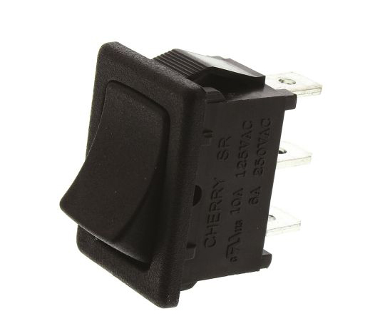 ロッカースイッチ　Electronics　黒