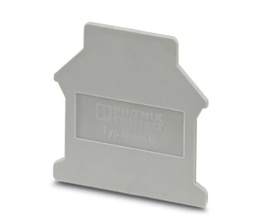 DINレール取付用端子アクセサリ エンドカバー D-UKシリーズ 1袋（5個入）