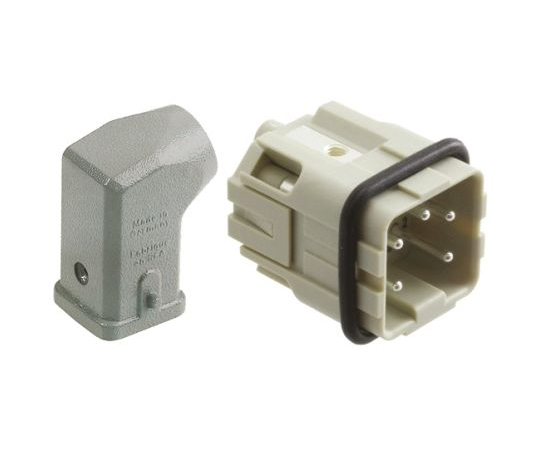 ヘビーデューティパワーコネクタキット　表面キット　オス　4　+　PE極　10A