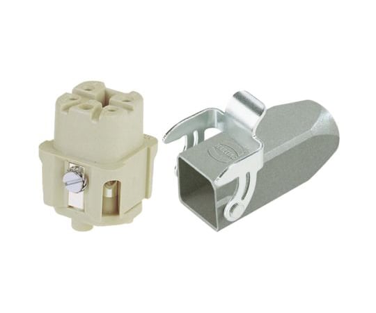 ヘビーデューティパワーコネクタキット　パネルキット　メス　4　+　PE極　10A