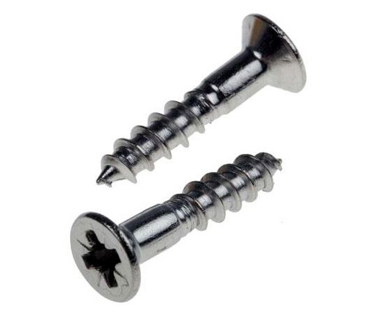 木ねじ 20mm Length 皿頭 ねじサイズ： 4mm 1箱（100個入）