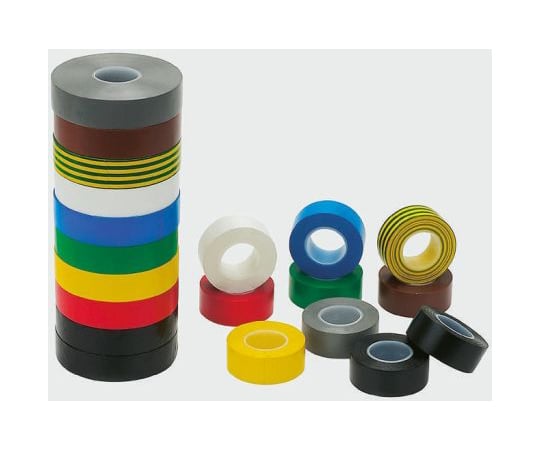 PVC絶縁テープ　多色幅：19mm長さ：20m