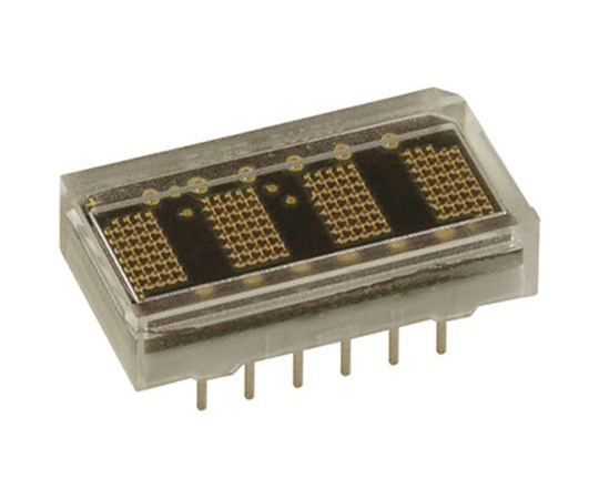 文字高 4.6mm 4桁 ドットマトリクス LED 緑 1セット（20個入）